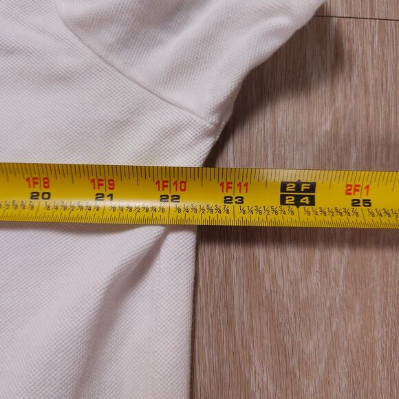 Polo Ralph Lauren Polo Shirt Mens XL White Big Pony 3 Sleeve Patch Embroidered - Picture 8 of 10